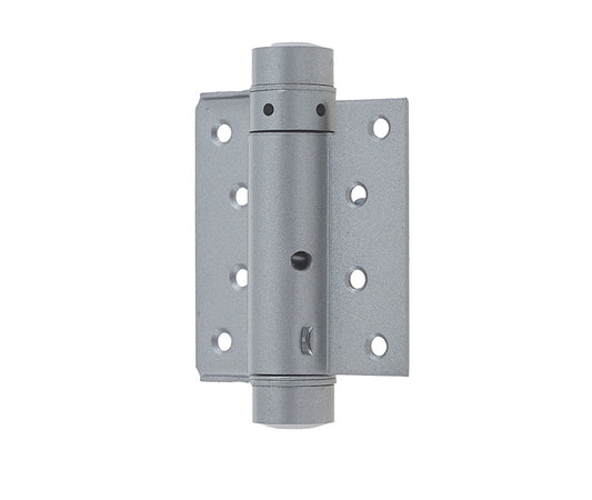 Single Action Steel Spring Hinges 125mm Grey - Grey - 125mm