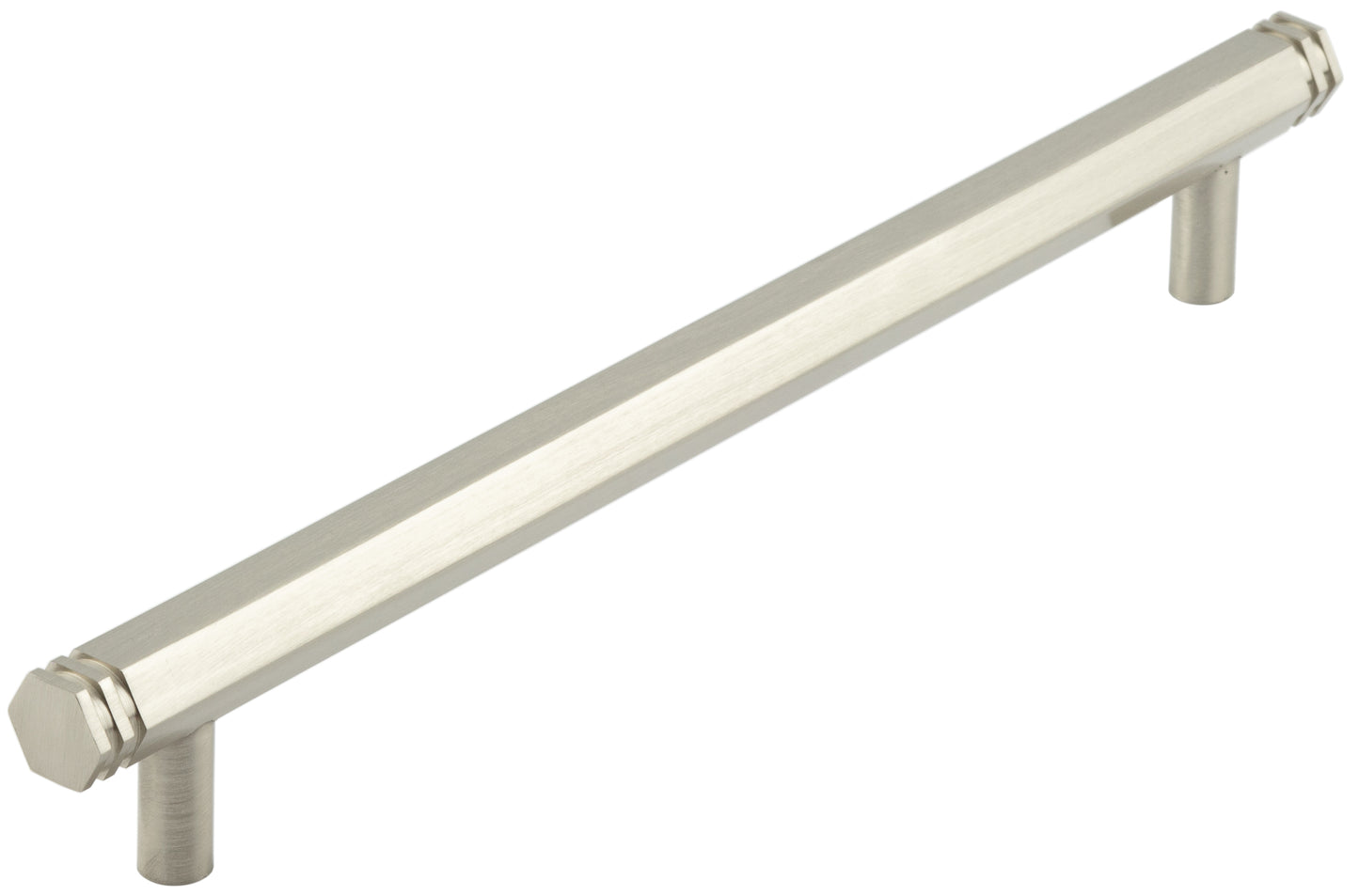 Hoxton Nile Cabinet Handles 224mm Ctrs Satin Nickel - Satin Nickel - 224mm Ctrs