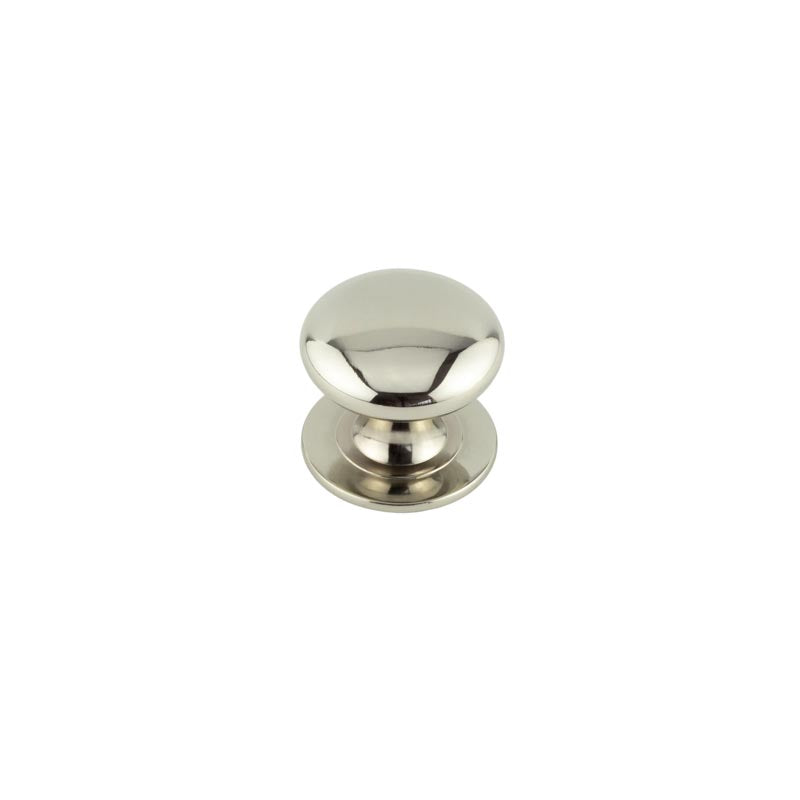 Jedo Traditional Cupboard Knobs 42mm Polished Nickel - Polished Nickel - 42mm