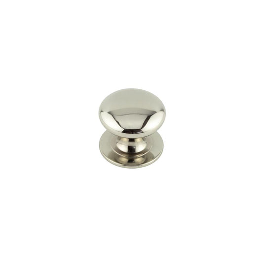 Jedo Traditional Cupboard Knobs 42mm Polished Nickel - Polished Nickel - 42mm