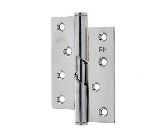 Stainless Steel Rising Butt Hinges 102x76x3mm Polished Stainless Steel - Polished Stainless Steel - 102x76x3mm