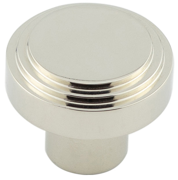 Cropley Cupboard Knobs 30mm Polished Nickel - Polished Nickel - 30mm