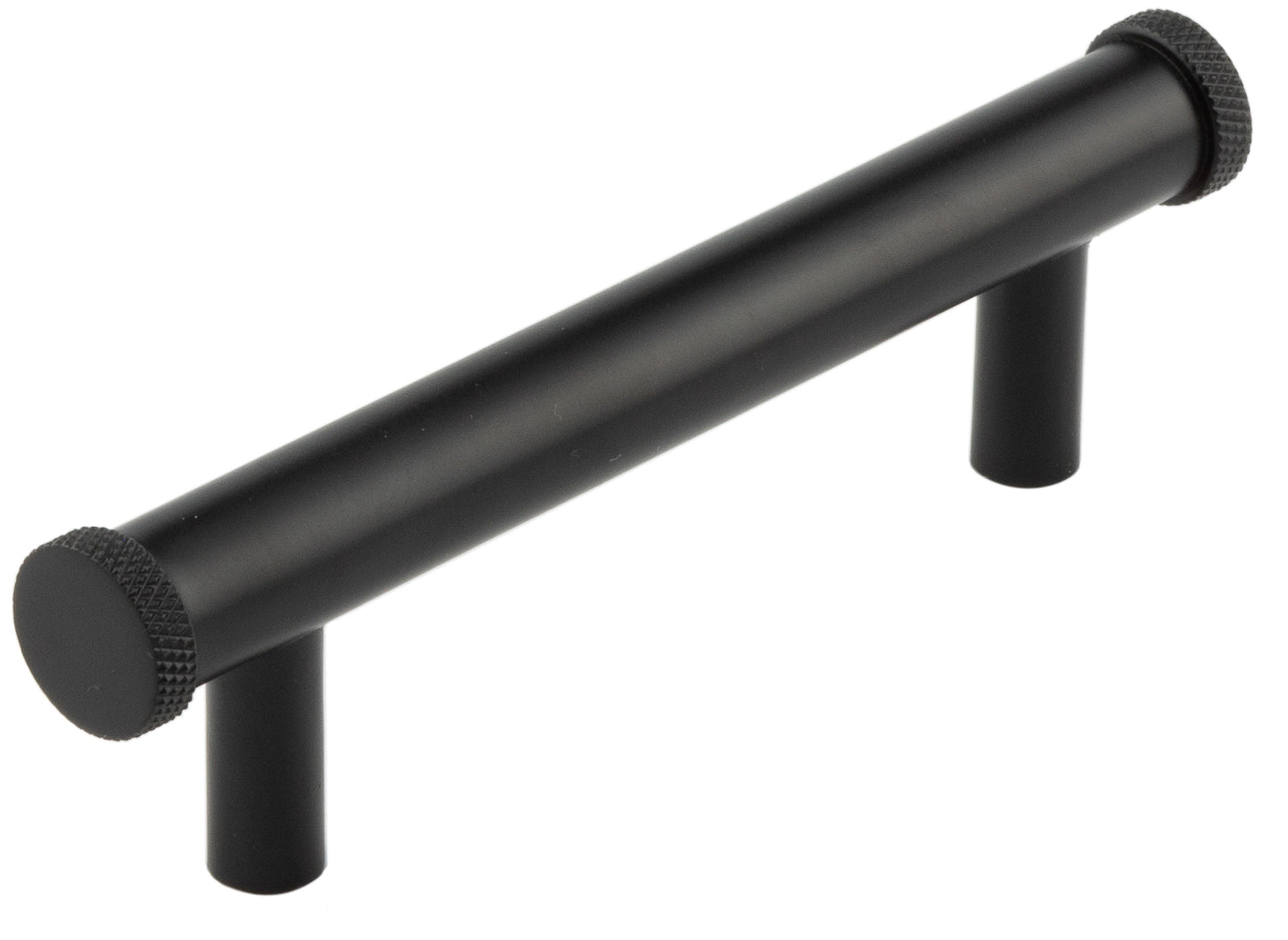 Hoxton Wenlock Cabinet Handles 96mm Ctrs Matt Black - Black - 96mm Ctrs