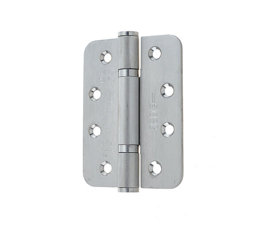 Certifire Stainless Steel Grade 13 Radiused Polymer Bearing Hinges 3 Knuckle (PCK 3) 102x76x3mm Sati - Satin Stainless Steel - 102x76x3mm