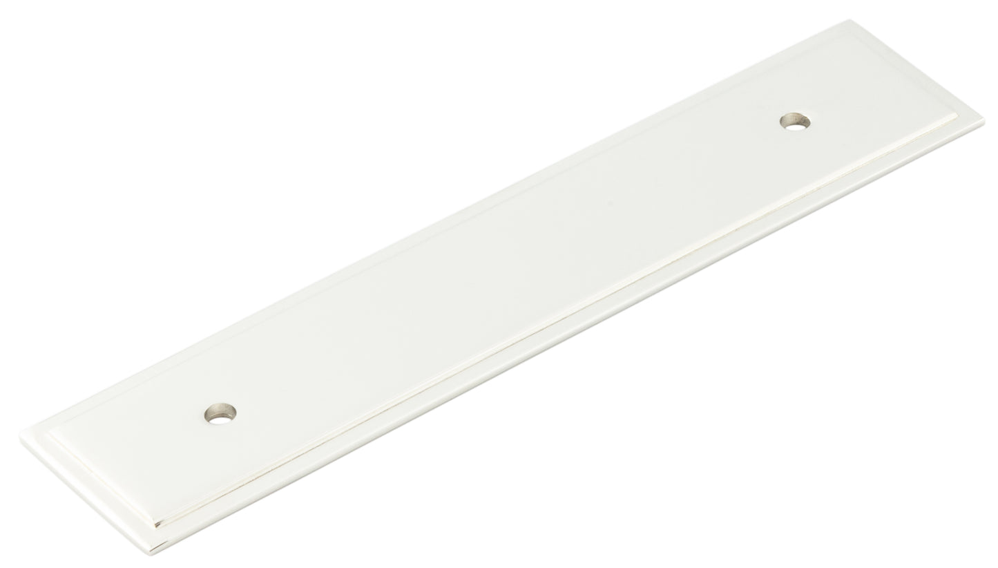 Hoxton Rushton Backplate for Cabinet Handles 140x30mm Polished Nickel - Polished Nickel - 140x30mm