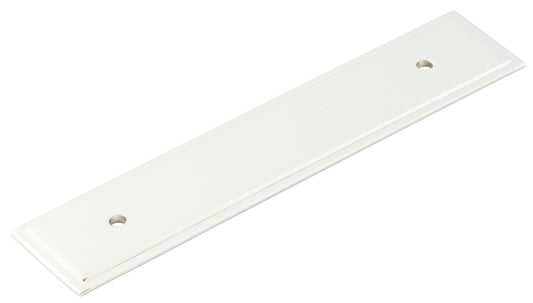 Hoxton Rushton Backplate for Cabinet Handles 140x30mm Polished Nickel - Polished Nickel - 140x30mm