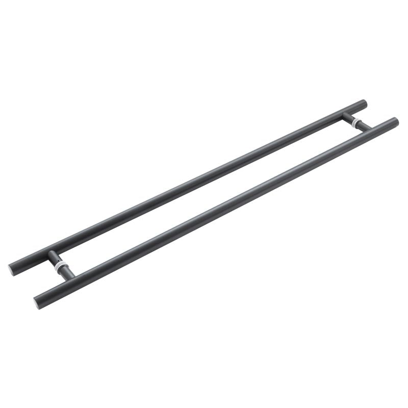 Three One Six Guardsman Pull Handles 1200x32x1000mm Back to Back Black - Black - 1200x32x1000mm