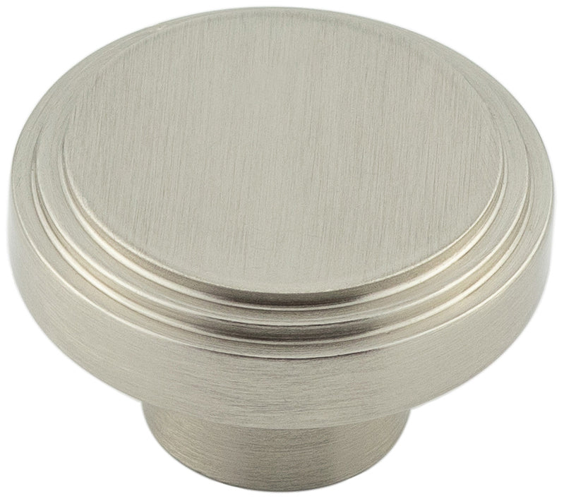 Cropley Cupboard Knobs 40mm Satin Nickel - Satin Nickel - 40mm