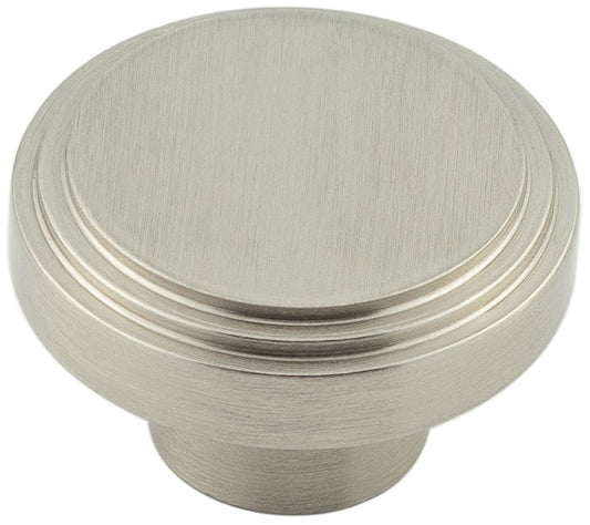 Cropley Cupboard Knobs 40mm Satin Nickel - Satin Nickel - 40mm