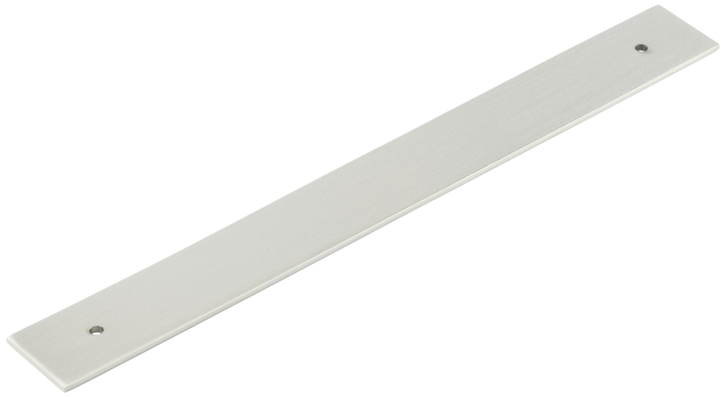 Hoxton Fanshaw Backplates for Cabinet Handles 268x30mm Satin Nickel - Satin Nickel - 268x30mm