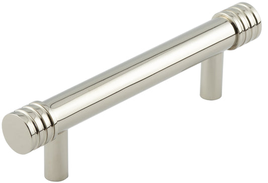 Hoxton Sturt Cabinet Handles 96mm Ctrs Polished Nickel - Polished Nickel - 96mm Ctrs