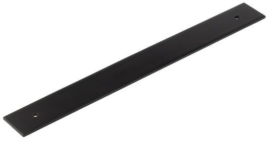 Hoxton Fanshaw Backplates for Cabinet Handles 268x30mm Black - Black - 268x30mm