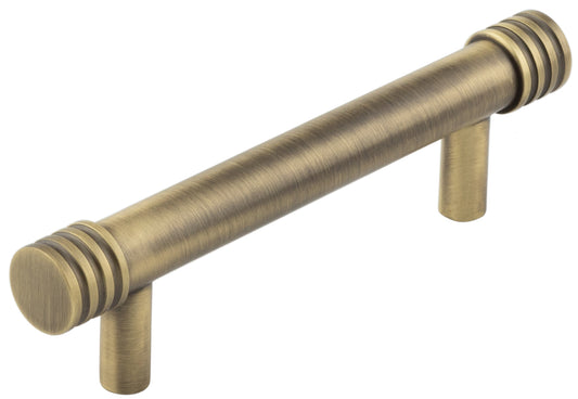 Hoxton Sturt Cabinet Handles 96mm Ctrs Antique Brass - Antique Brass - 96mm Ctrs