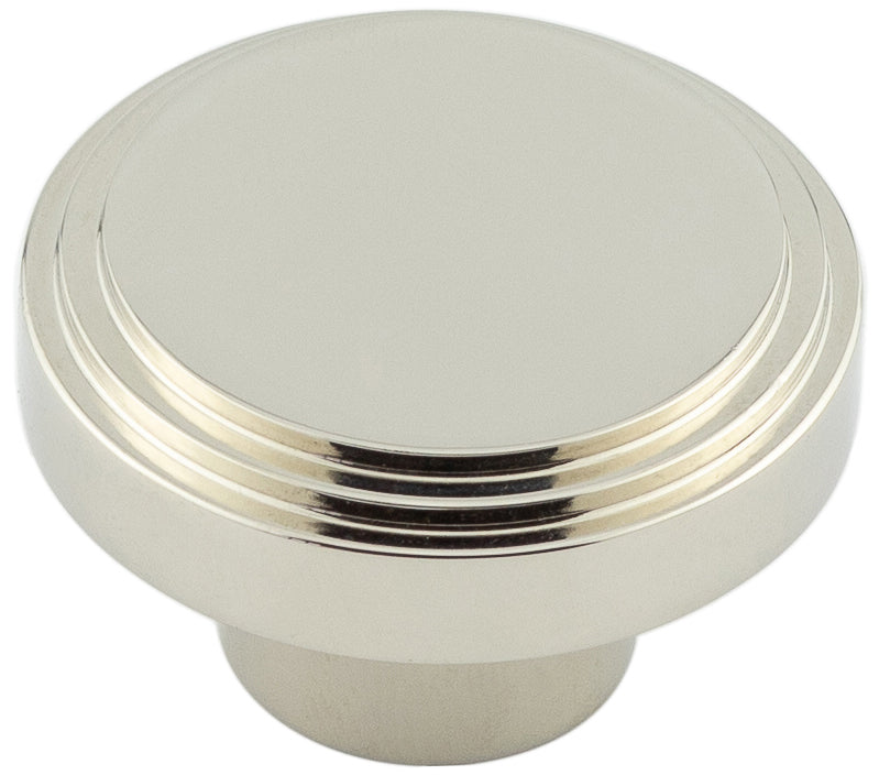 Cropley Cupboard Knobs 40mm Polished Nickel - Polished Nickel - 40mm