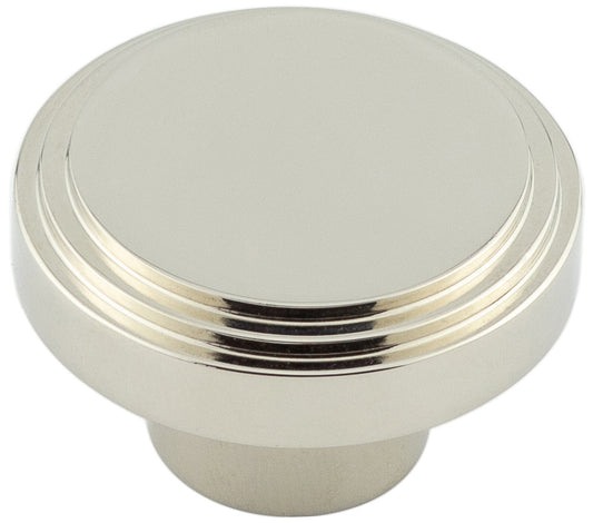 Cropley Cupboard Knobs 40mm Polished Nickel - Polished Nickel - 40mm