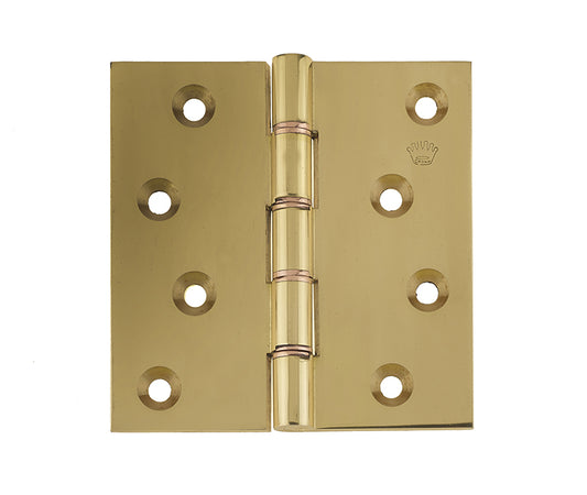 Projection Hinges 102x102x3mm Polished Brass - Polished Brass - 102x102x3mm