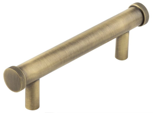 Hoxton Thaxted Cabinet Handles 96mm Ctrs Antique Brass - Antique Brass - 96mm Ctrs