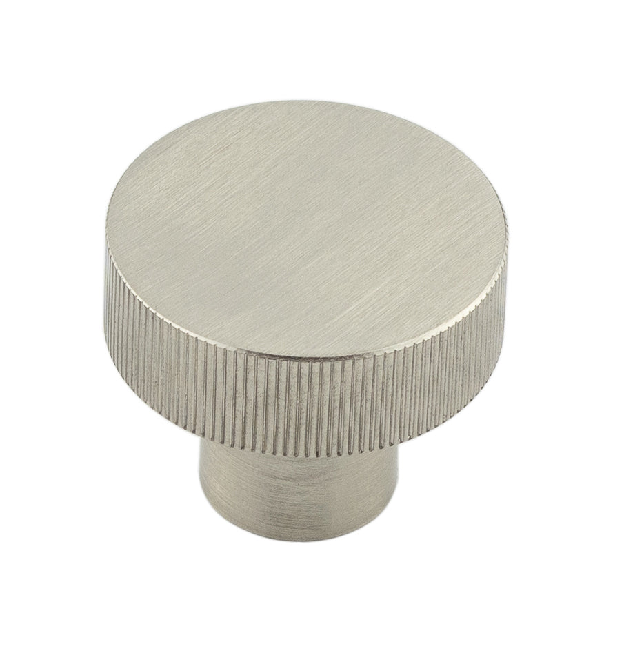 Thaxted Cupboard Knobs 30mm Satin Nickel - Satin Nickel - 30mm