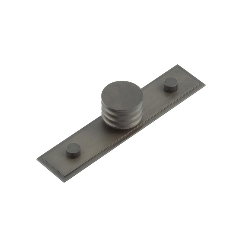 Sturt Cupboard Knobs 30mm Stepped Dark Bronze - Dark Bronze - 30mm