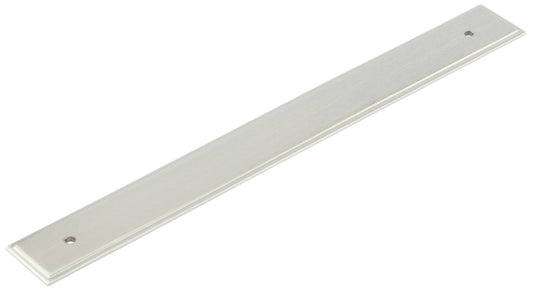 Hoxton Rushton Backplate for Cabinet Handles 268x30mm Satin Nickel - Satin Nickel - 268x30mm