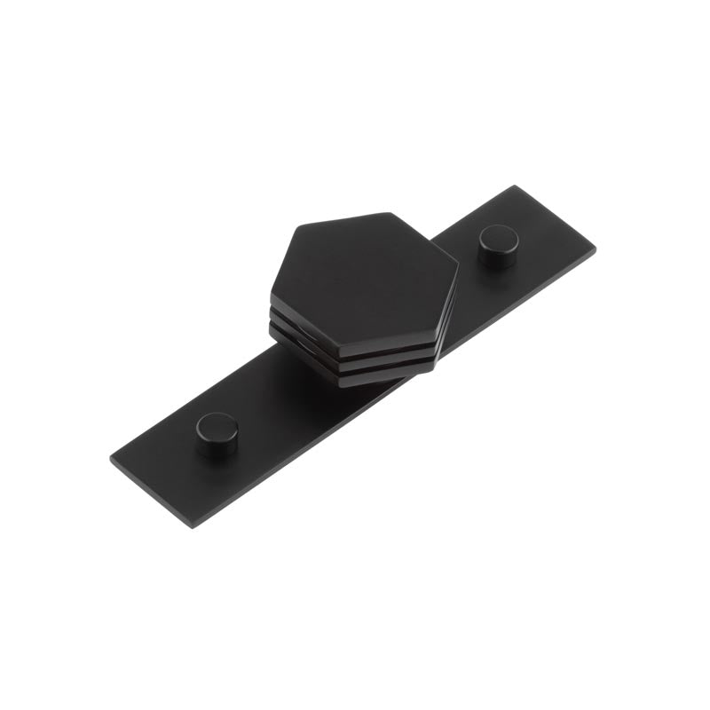 Nile Cupboard Knobs 40mm Plain Matt Black - Black - 40mm