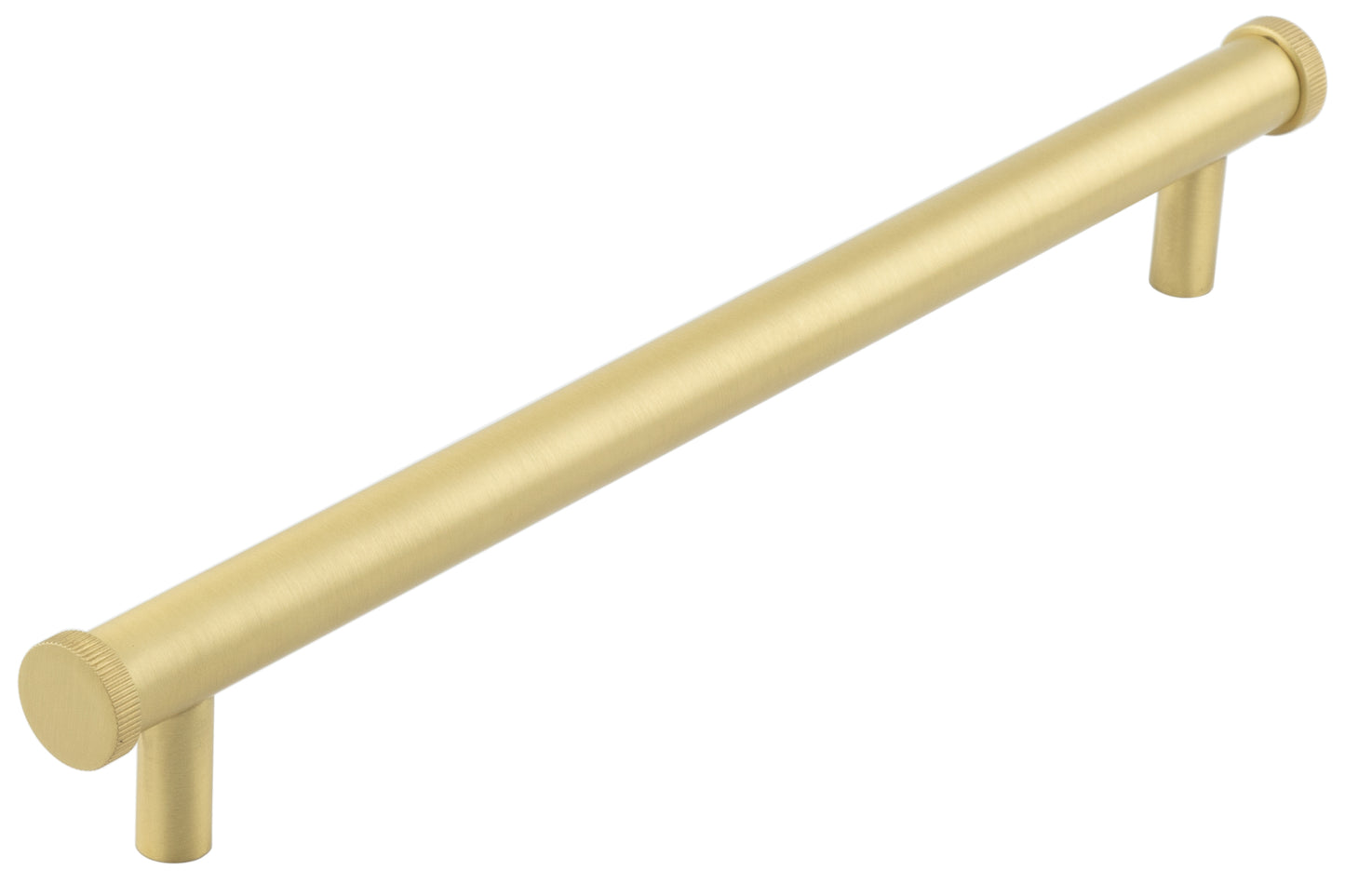 Hoxton Thaxted Cabinet Handles 224mm Ctrs Satin Brass - Satin Brass - 224mm Ctrs