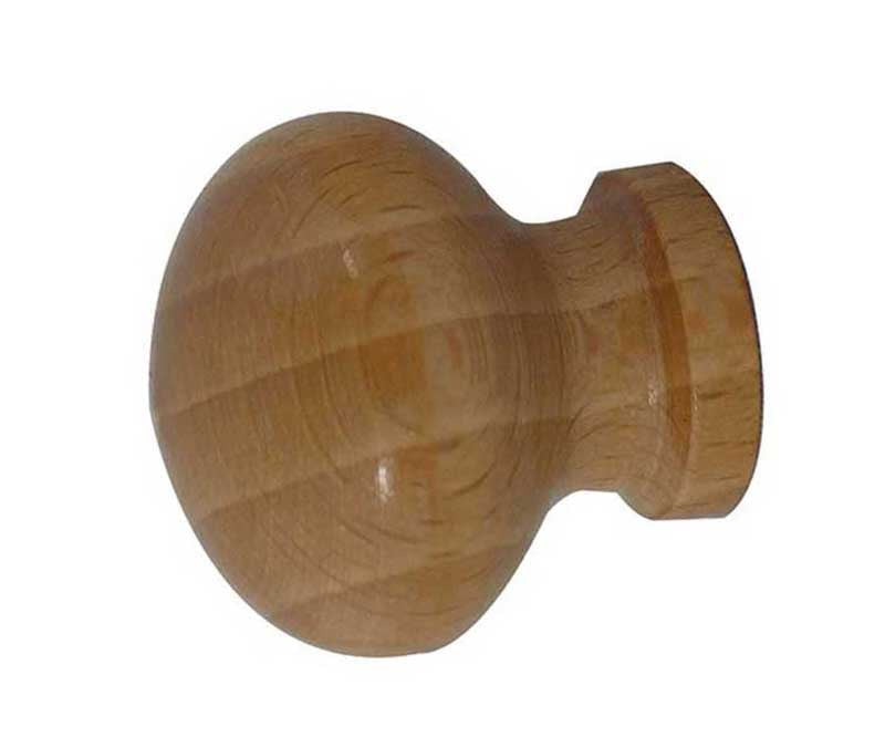 Jedo Wooden Cupboard Knobs 30mm Varnished - Varnished - 30mm