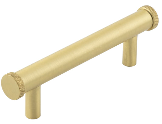 Hoxton Wenlock Cabinet Handles 96mm Ctrs Satin Brass - Satin Brass - 96mm Ctrs