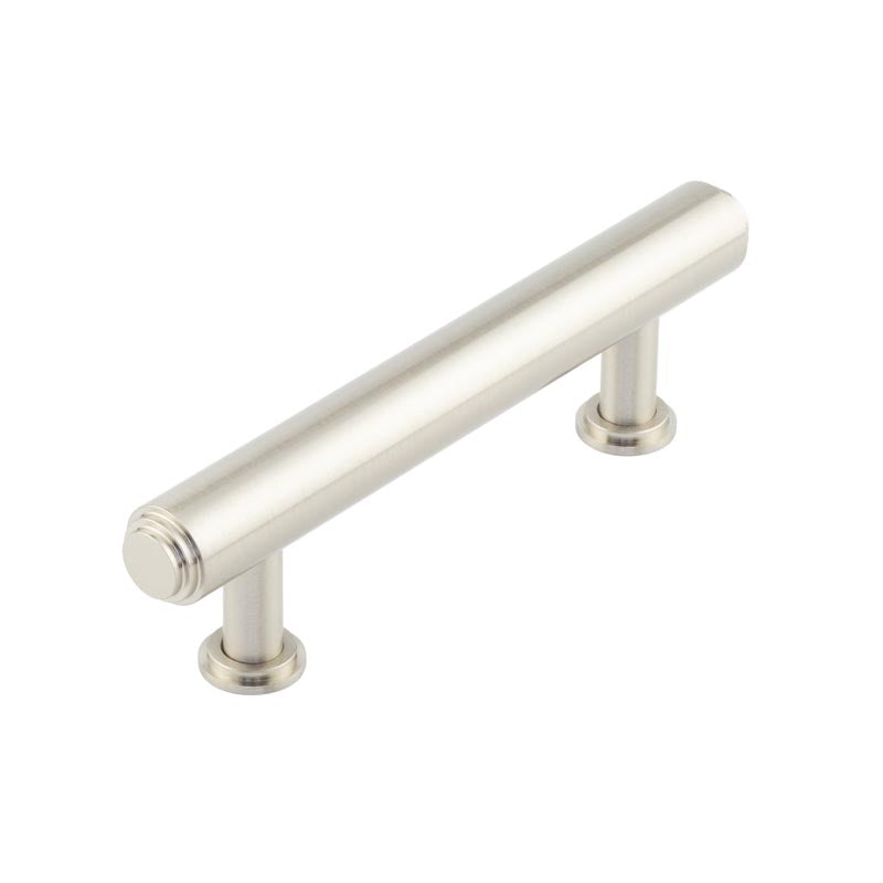 Burlington Belgrave Stepped Cabinet Handles 96mm Satin Nickel - Satin Nickel - 96mm