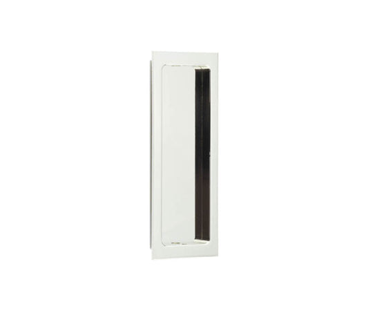 Burlington Rectangular Flush Pull Polished Nickel - Polished Nickel