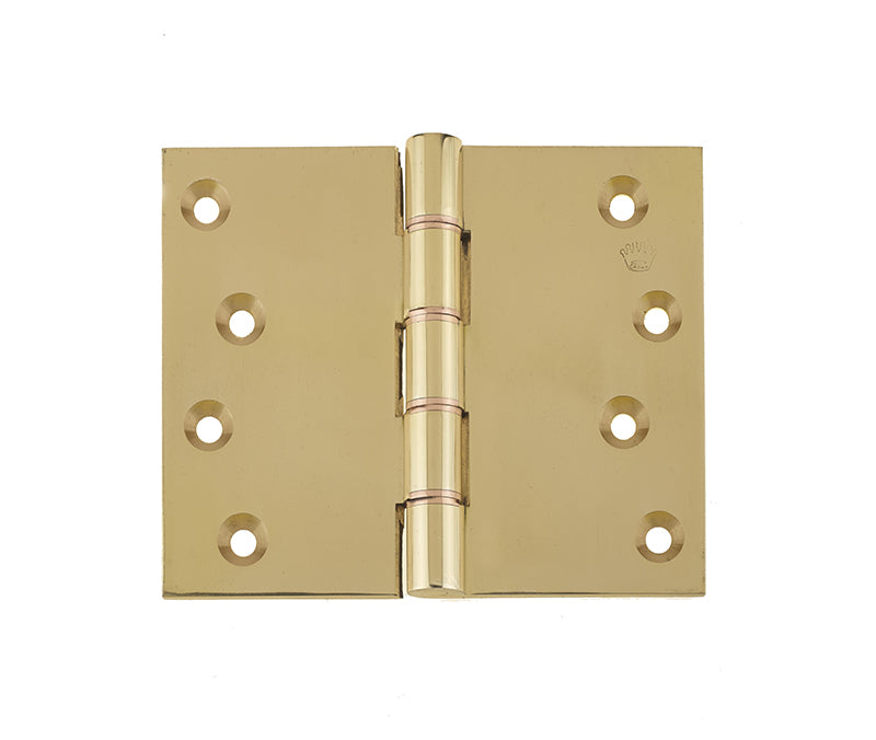 Projection Hinges 102x125x3.5mm Polished Brass - Polished Brass - 102x125x3.5mm