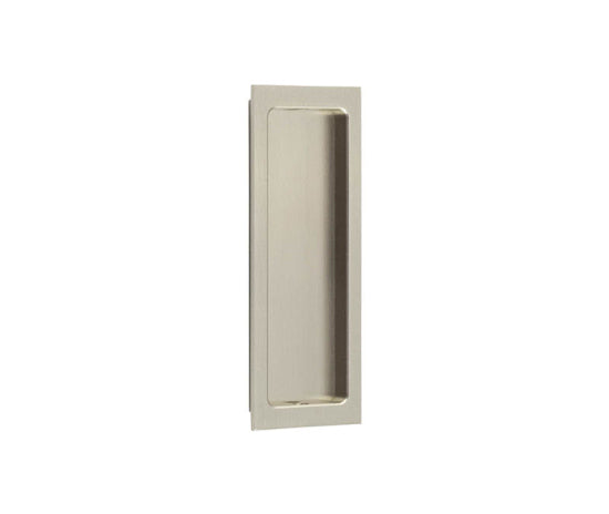 Burlington Rectangular Flush Pull Satin Nickel - Satin Nickel