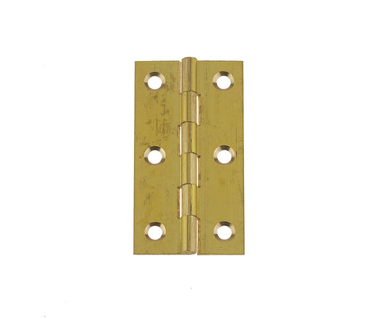 Plain Butt Hinges 63x35x1.5mm Polished Brass - Polished Brass - 63x35x1.5mm