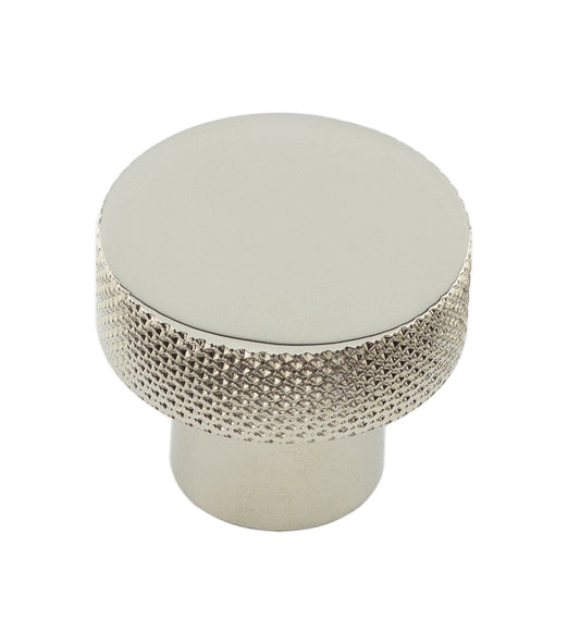 Wenlock Cupboard Knobs 30mm Polished Nickel - Polished Nickel - 30mm