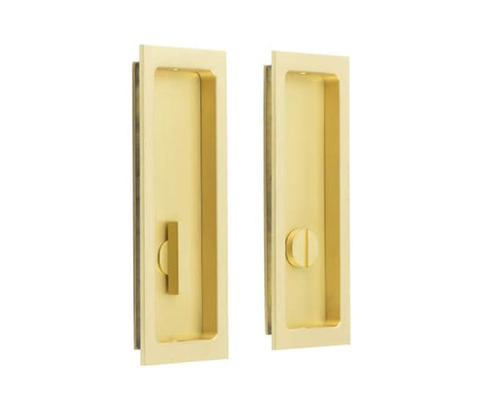 Burlington Rectangular Turn & Release Satin Brass - Satin Brass