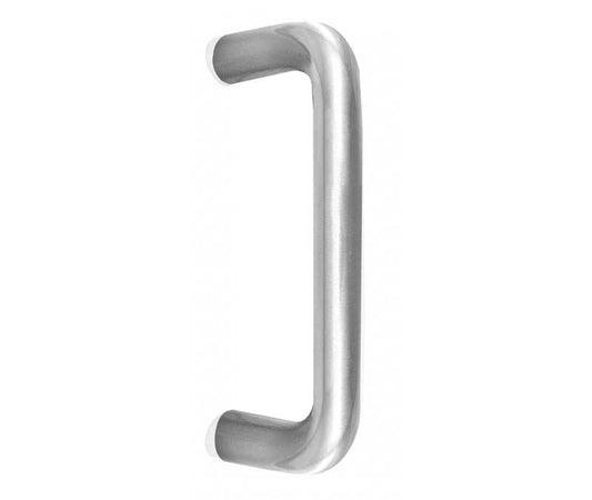 Stainless Steel 19mm D Shape Pull handles Grade 201 225x19mm Satin Stainless Steel - Satin Stainless Steel - 225x19mm