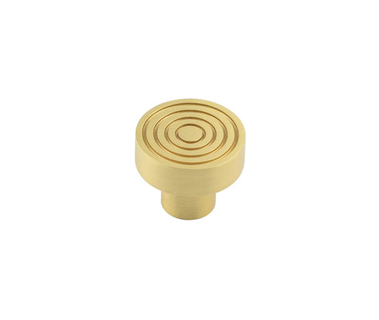 Murray Cupboard Knobs 30mm Satin Brass - Satin Brass - 30mm