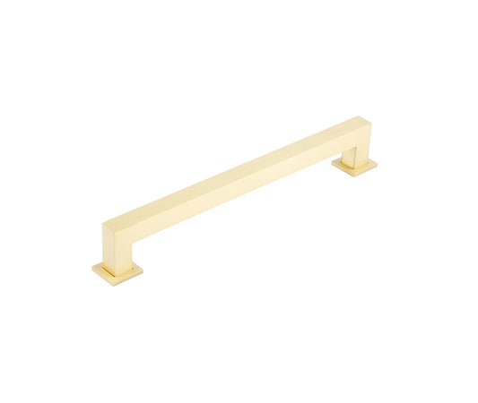 Burlington Trafalgar Square Cabinet Handles 224mm Satin Brass - Satin Brass - 224mm