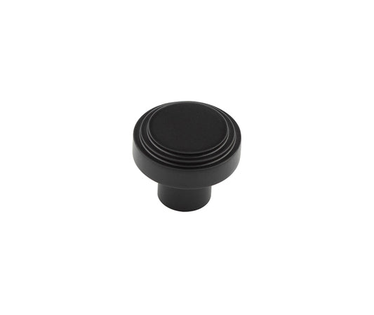 Cropley Cupboard Knobs 30mm Black - Black - 30mm