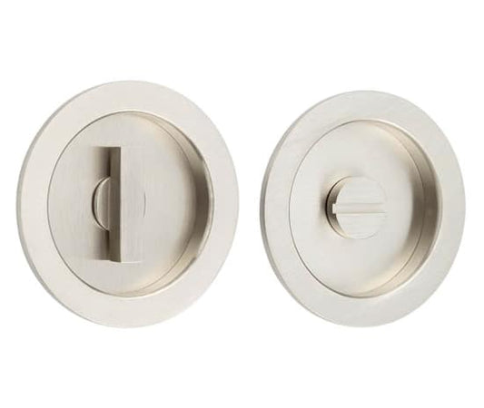 Burlington Circular Turn & Release Satin Nickel - Satin Nickel