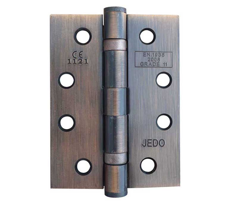 Jedo Grade 11 Steel Ball Bearing Hinges 102x76mm Bronze - Bronze