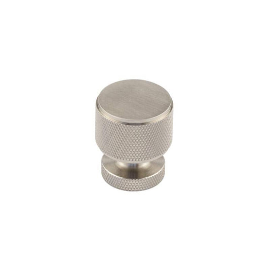 Piccadilly Knurled Cupboard Knobs Satin Nickel - Satin Nickel