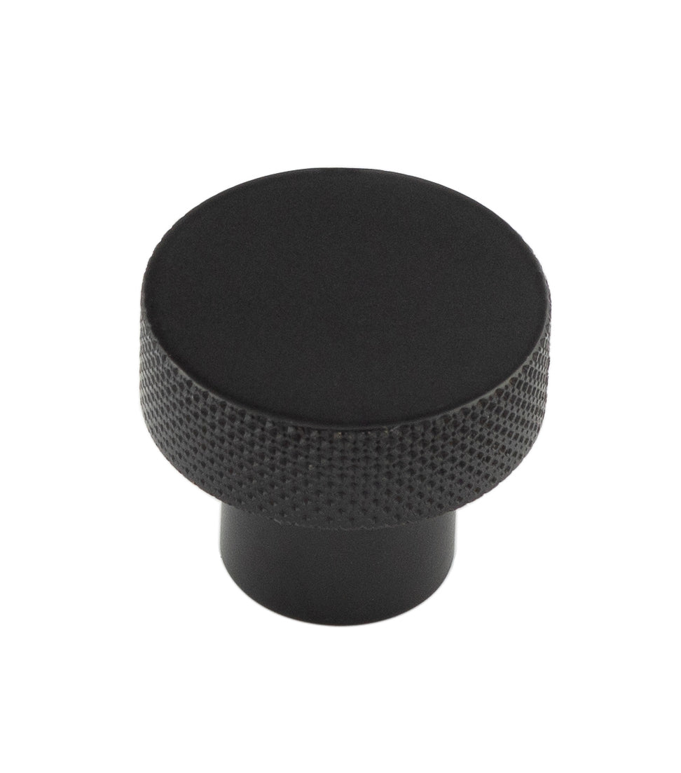 Wenlock Cupboard Knobs 30mm Black - Black - 30mm