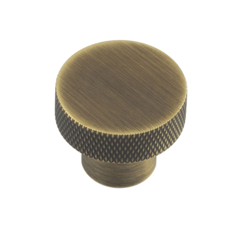 Wenlock Cupboard Knobs 30mm Antique Brass - Antique Brass - 30mm