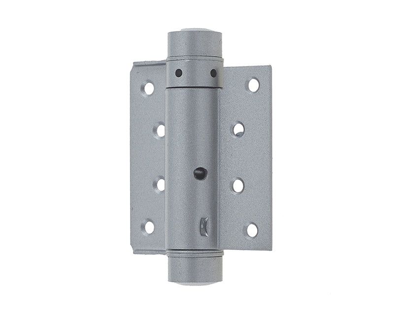 Single Action Steel Spring Hinges 102mm Grey - Grey - 102mm