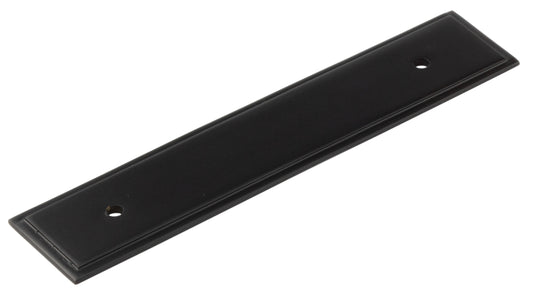 Hoxton Rushton Backplate for Cabinet Handles 140x30mm Black - Black - 140x30mm