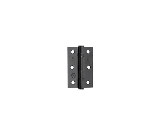 Jedo Grade 7 Steel Ball Bearing Hinges 76x50mm Black - Black - 76x50x2.2mm