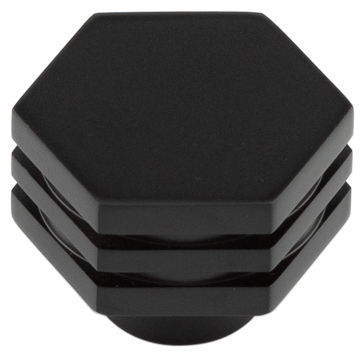 Nile Cupboard Knobs 30mm Black - Black - 30mm