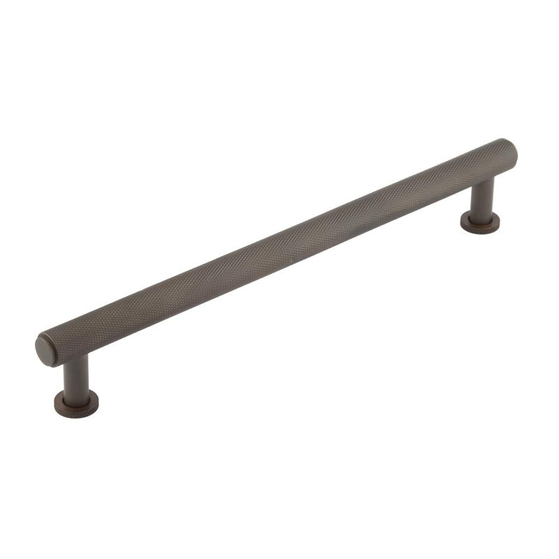 Burlington Piccadilly Knurled Cabinet Handles 224mm Dark Bronze - Dark Bronze - 224mm