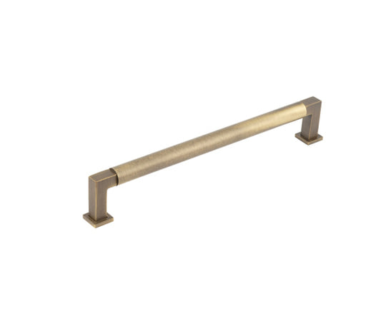 Burlington Westminster Round Cabinet Handles 224mm Antique Brass - Antique Brass - 224mm